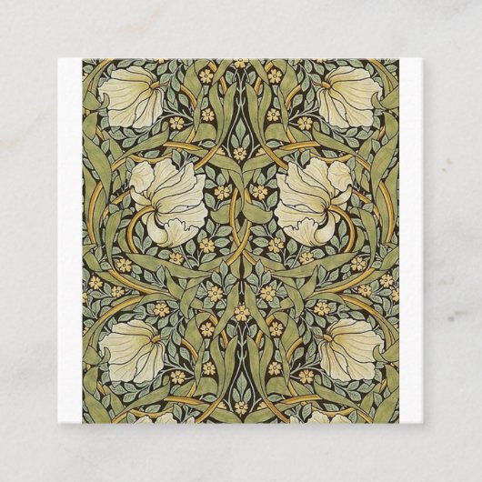 Pimpernel William Morris Vierkante Visitekaartje (Voorkant)