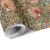 Pimpernel William Morris - Warm Sage Sinaasappel W Cadeaupapier (Rol Hoek)