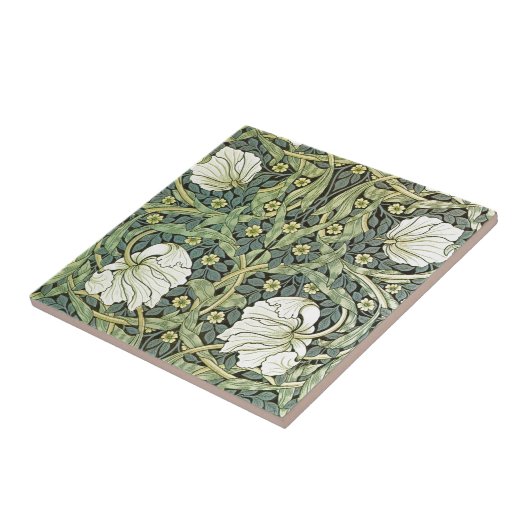 Pimpernel Yellow Flowers William Morris Tegeltje (Zijkant)