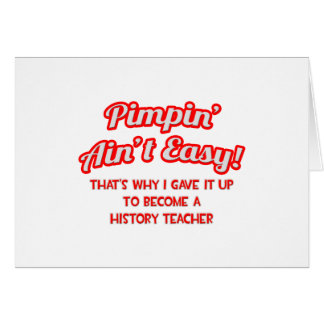 Pimpin' Ain't Easy .. geschiedenisdocent