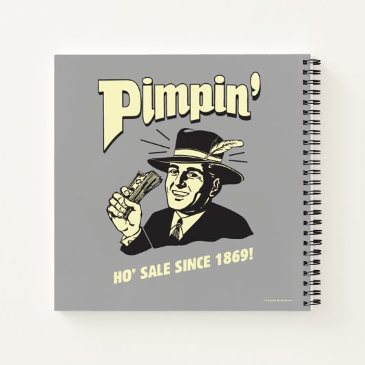 Pimpin' Ho Sale sinds 1869! Notitieboek (Achterkant)