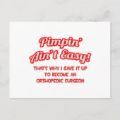 Pimpin is niet gemakkelijk.. Orthopedisch chirurg Briefkaart (Voorkant)