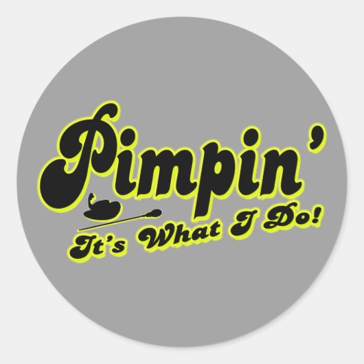 Pimpin' Sticker (Voorkant)