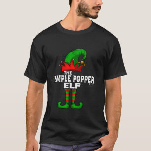PIMPLE POPPER Elf Familie Kerstmis Groep Matching T-shirt