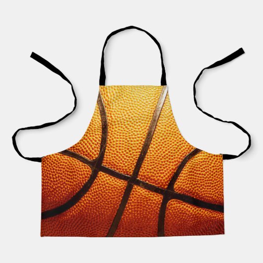 Pimply Oranje Basketbal, Kinder Schort (Voorkant)