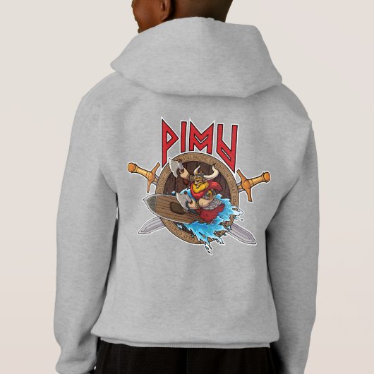 Pimu Kind Pullover Hoodie Sweatshirt (Achterkant)