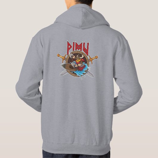 Pimu Men's Hoodie (Achterkant)