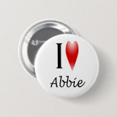 Pin 4 Abbie Ronde Button 5,7 Cm (Voorkant /achterkant)