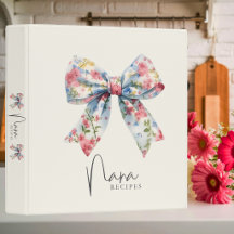 Pin Bow Bloemstuk nana Kookboek 3 Ring