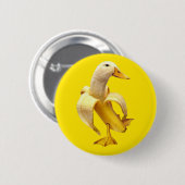 Pin Button Banana Duck Meme (Voorkant /achterkant)