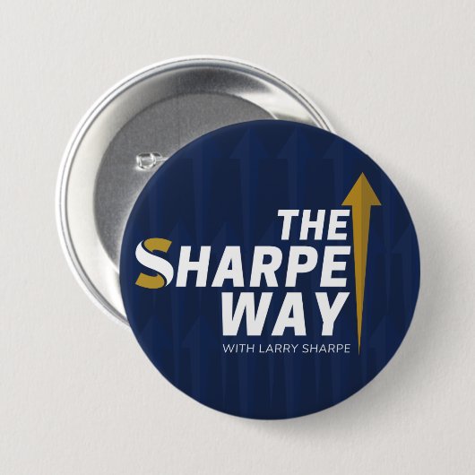 Pin/Button - Sharpe Way Ronde Button 7,6 Cm (Voorkant /achterkant)