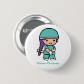 Pin cirujana ronde button 5,7 cm (Voorkant /achterkant)