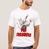 Pin Crushers Bowling T-shirt (Voorkant)