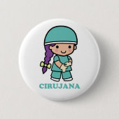 Pin de cirujana ronde button 5,7 cm (Voorkant)