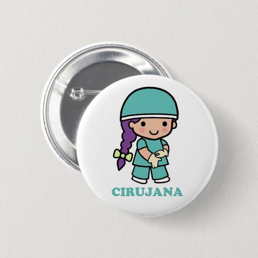 Pin de cirujana ronde button 5,7 cm (Voorkant /achterkant)