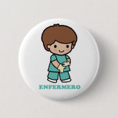 Pin de enfermero ronde button 5,7 cm (Voorkant)