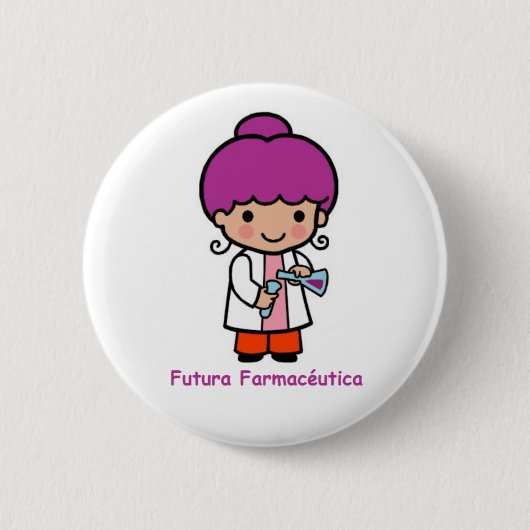 Pin de futura farmacéutica ronde button 5,7 cm (Voorkant)