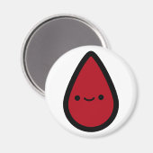 Pin de periode op de Pad Red Party Game Piece Magneet (Voorkant / Achterkant)