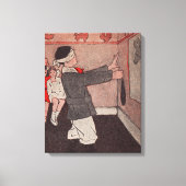 Pin de staart Ezel Canvas Afdruk (Voorkant)