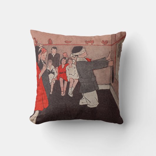 Pin de staart Ezel Kussen (Voorkant)