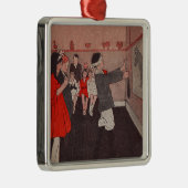 Pin de staart Ezel Metalen Ornament (Rechts)