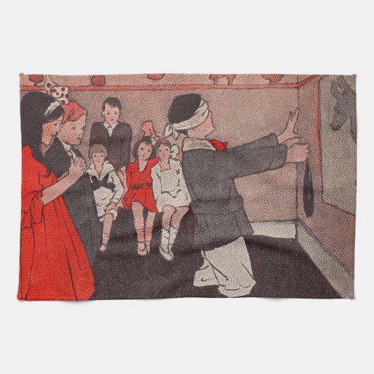 Pin de staart Ezel Theedoek (Horizontaal)