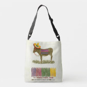 Pin de staart op de ezel crossbody tas (Achterkant)