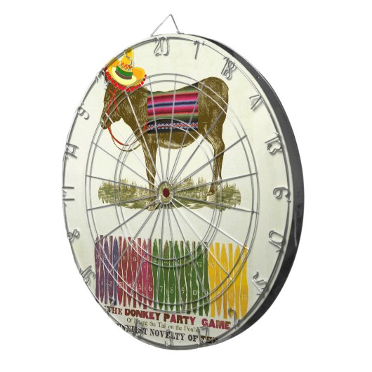 Pin de staart op de ezel dartbord (Voorkant Rechts)