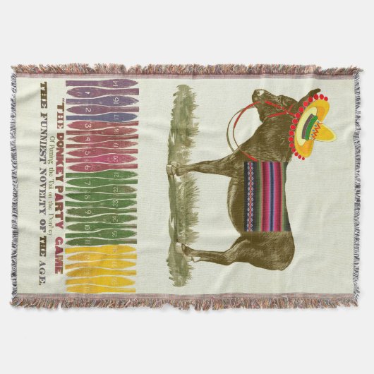 Pin de staart op de ezel deken (Voorkant)