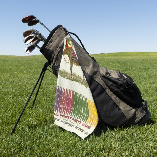 Pin de staart op de ezel golfhanddoek (Groen)