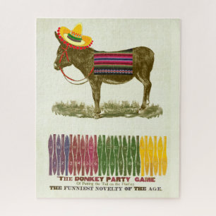 Pin de staart op de ezel legpuzzel