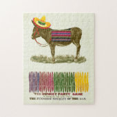 Pin de staart op de ezel legpuzzel (Verticaal)