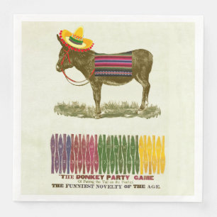 Pin de staart op de ezel servet