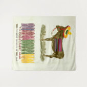 Pin de staart op de ezel wandkleed (Voorkant (horizontaal))