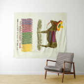 Pin de staart op de ezel wandkleed (In Situ (horizontaal))