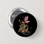 Pin Fairy and Dragon, Button van Molly Harrison (Voorkant /achterkant)