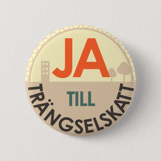Pin - finns i flera storlekar! ronde button 5,7 cm (Voorkant)