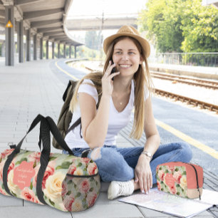 Pin Flower Pattern Toilettasje