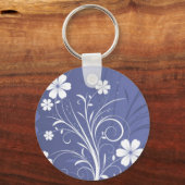 Pin Flowers 3 Sleutelhanger (Voorkant)