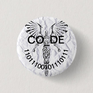 Pin hack - Co_De 11011100101110111 Ronde Button 3,2 Cm