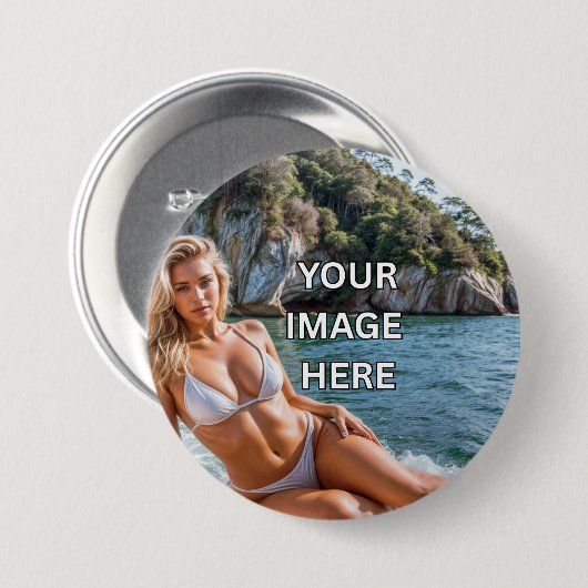 PIN IT! 📌 Custom Buttons – Add Image or Text (Voorkant /achterkant)