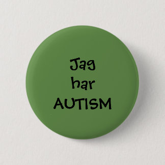 Pin "Jag har Autism" Ronde Button 5,7 Cm