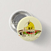 Pin Jerusalem's Beauty: Koepel van de Rots Button (Voorkant /achterkant)