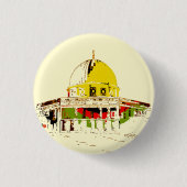 Pin Jerusalem's Beauty: Koepel van de Rots Button (Voorkant)