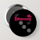 Pin Kibiblenou Ronde Button 4,0 Cm (Voorkant /achterkant)