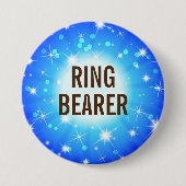 Pin/knop van de ringdrager ronde button 7,6 cm (Voorkant)