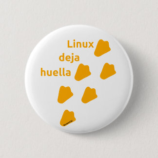 pin linux ronde button 5,7 cm