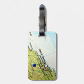 Pin Map of Hong Kong Bagagelabel (Achterkant verticaal)