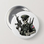 PIN militar EEUU Ronde Button 7,6 Cm (Voorkant /achterkant)
