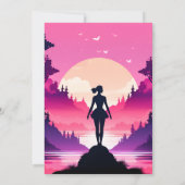 Pin modern schattig Jump meisje gymnastiek 10e ver Kaart (Achterkant)